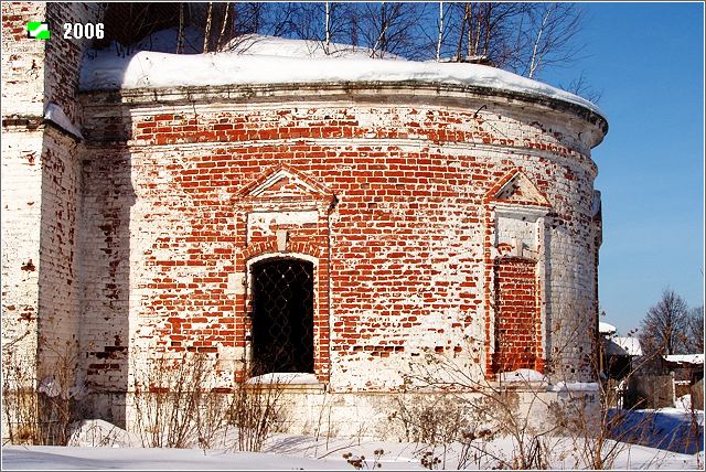 Великово. Церковь Благовещения Пресвятой Богородицы. архитектурные детали, Апсида