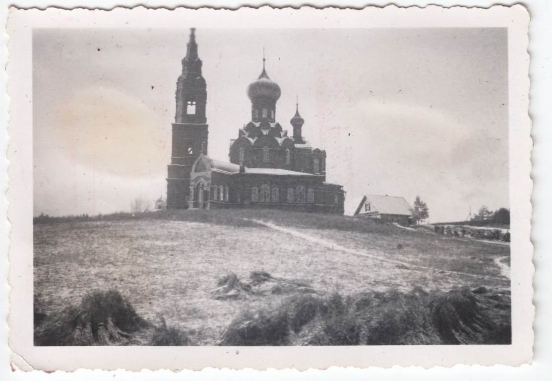 Ширково. Церковь Рождества Иоанна Предтечи (каменная). архивная фотография, Фото 1941 г. с аукциона e-bay.de