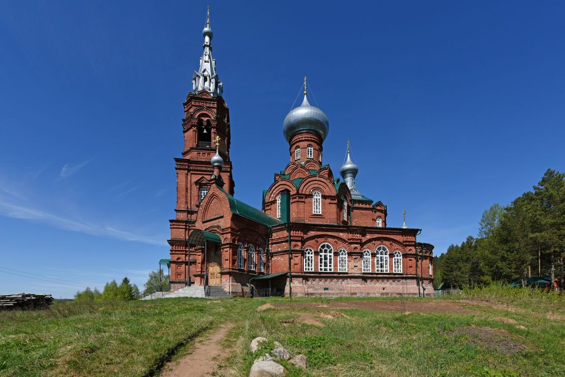 Церковь Рождества Иоанна Предтечи (каменная), Ширково (Пеновский район, Тверская область). фасады, Вид с юга
