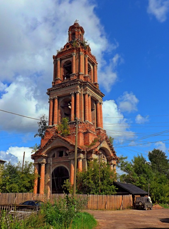 Орлов. Колокольня собора Казанской иконы Божией Матери. фасады