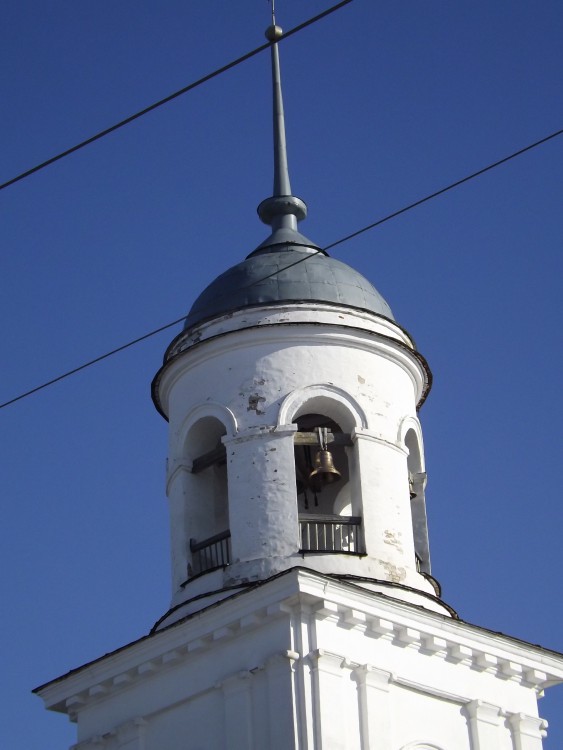 Орлов. Церковь Рождества Пресвятой Богородицы. архитектурные детали, Колокольня с балконом