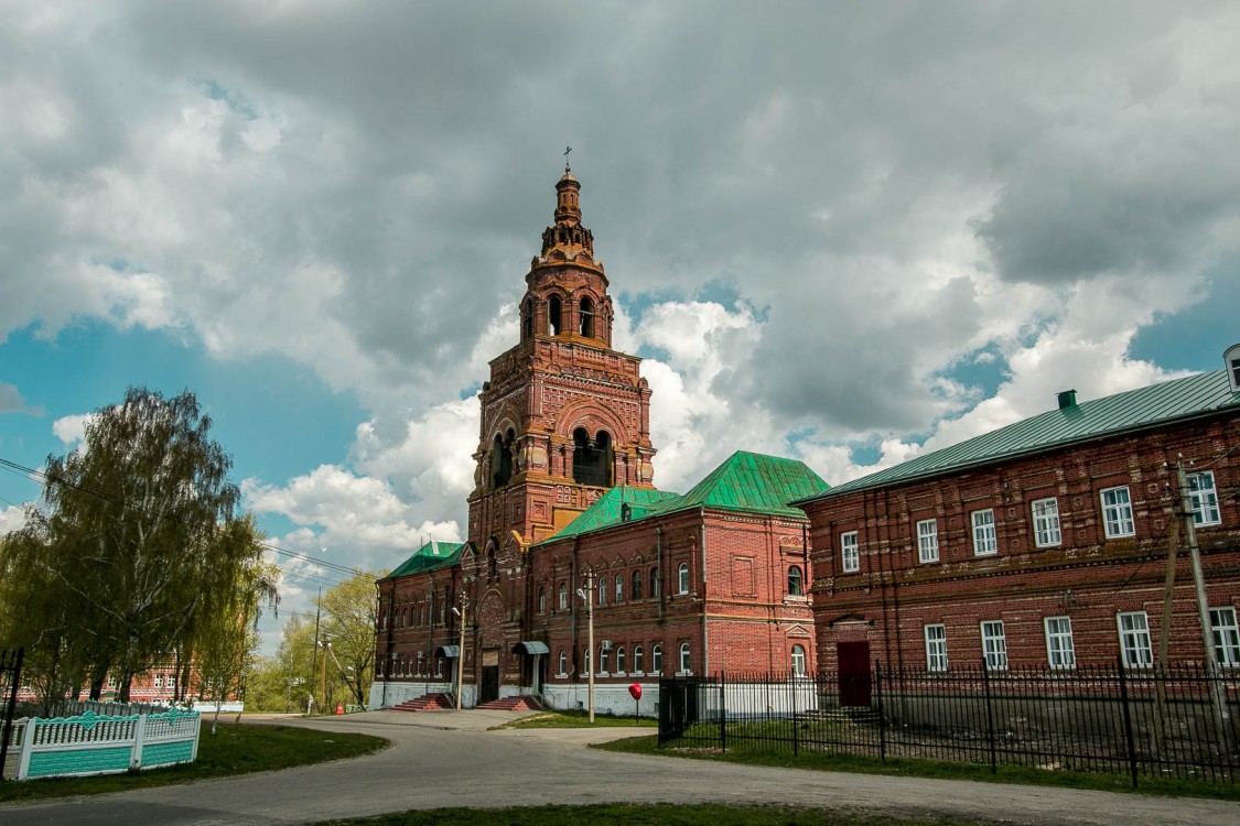 Серафимо-Понетаевский монастырь, Понетаевка (Шатковский район, Нижегородская область). общий вид в ландшафте