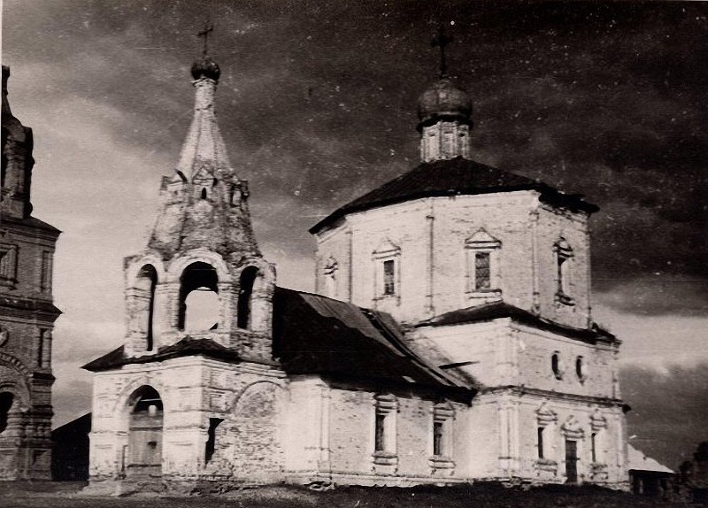 Церковь Казанской иконы Божией Матери, Григорово (Большемурашкинский район, Нижегородская область). архивная фотография, Фото середины ХХ века из фондов Нижегородского государственного историко-архитектурного музея-заповедника