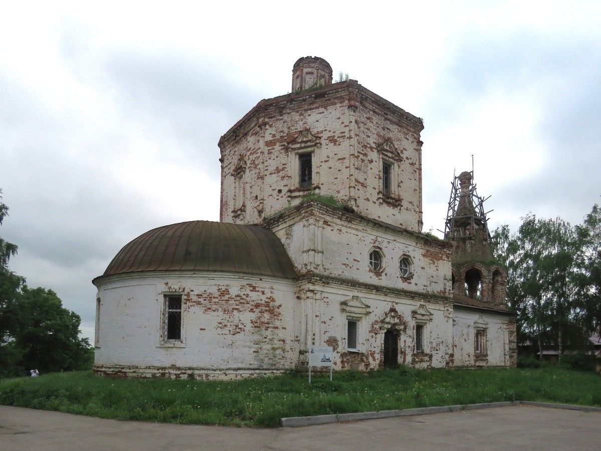 Григорово. Церковь Казанской иконы Божией Матери. фасады