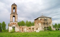 Спасское. Спасский-Раифский-Кезовский женский монастырь. Церковь Происхождения Честных Древ Креста Господня