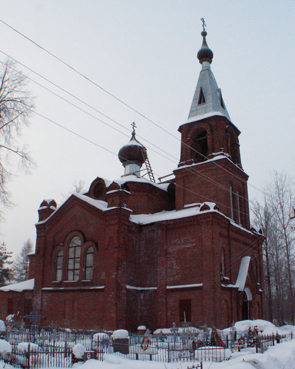 Церковь Николая Чудотворца, Ушаки (Тосненский район, Ленинградская область). фасады, Вид с севера