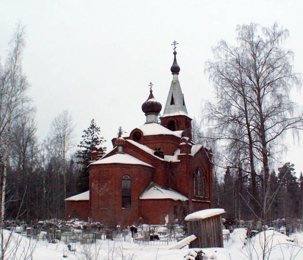 Церковь Николая Чудотворца, Ушаки (Тосненский район, Ленинградская область). фасады, Вид с востока