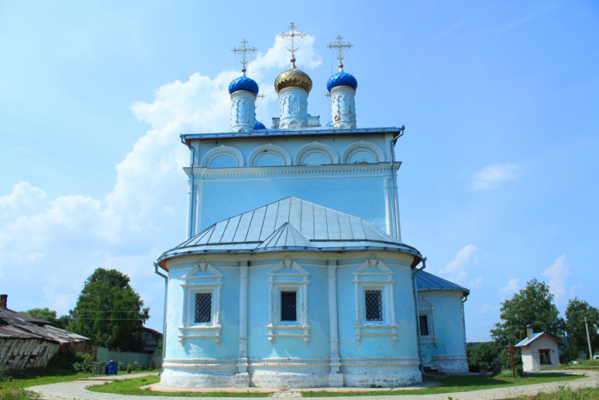 Старая Слобода. Церковь Казанской иконы Божией Матери. фасады, Вид с востока