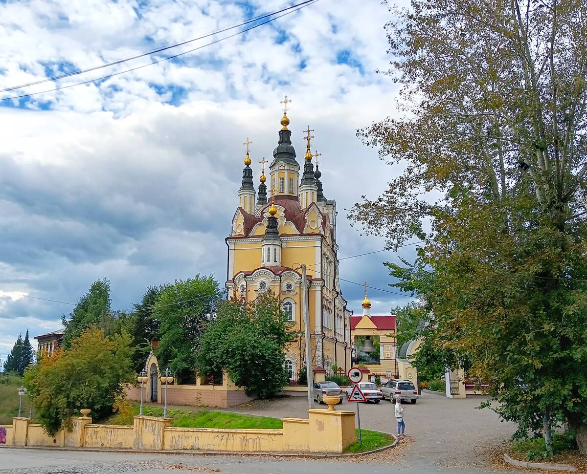 Церковь Воскресения Христова, Томск (Томск, город, Томская область). общий вид в ландшафте