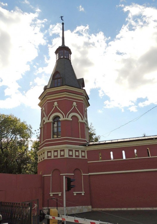 Покровский женский монастырь, Таганский (Центральный административный округ (ЦАО), г. Москва). дополнительная информация, Северо-восточная башня ограды Покровского женского монастыря в Москве.