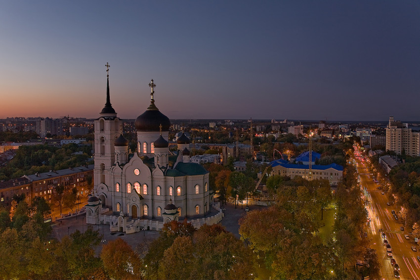 Воронеж. Кафедральный собор Благовещения Пресвятой Богородицы. художественные фотографии