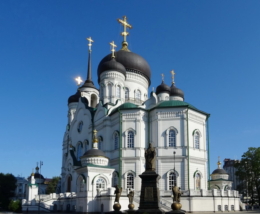 Кафедральный собор Благовещения Пресвятой Богородицы, Воронеж (Воронеж, город, Воронежская область). фасады