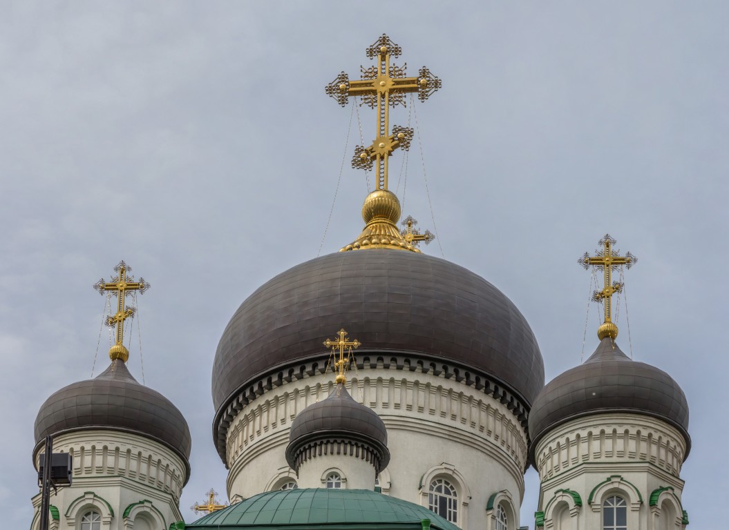 Воронеж. Кафедральный собор Благовещения Пресвятой Богородицы. архитектурные детали, Главы