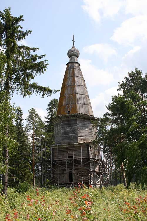 Большая Шалга, урочище. Церковь Рождества Христова. фасады