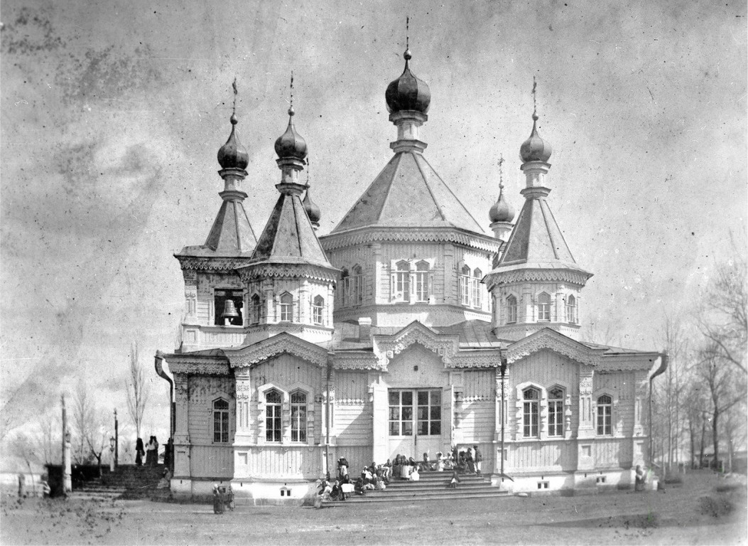 Каракол. Церковь Троицы Живоначальной. архивная фотография, 1908 год. с http://humus.livejournal.com/3117232.html