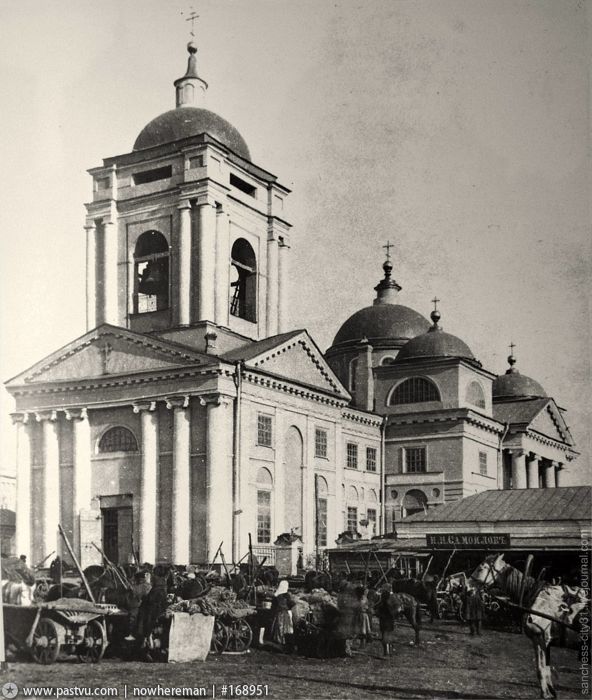 Белгород. Кафедральный собор Спаса Преображения. архивная фотография,  Фото с сайта pastvu.ru Фото 1900-1917 гг.