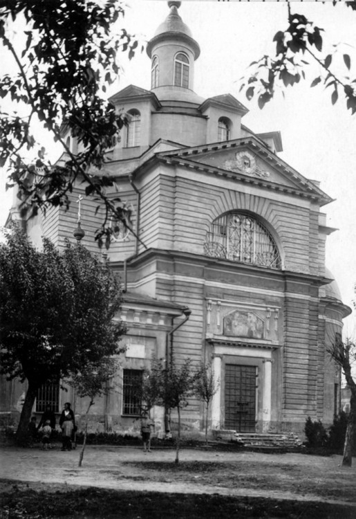 Колокольня церкви Усекновения главы Иоанна Предтечи в Казённой Слободе, Басманный (Центральный административный округ (ЦАО), г. Москва). архивная фотография, фото с сайта http://sontucio.livejournal.com/420758.html