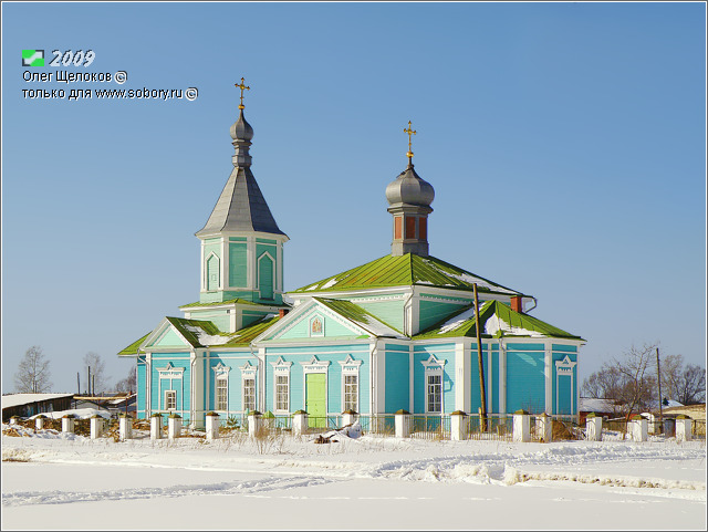 Церковь Николая Чудотворца, Тащилово (Гусь-Хрустальный район и г. Гусь-Хрустальный, Владимирская область). фасады, Вид с юго-востока