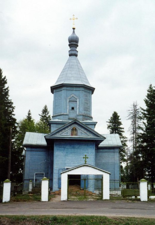 Тащилово. Церковь Николая Чудотворца. фасады, западный фасад