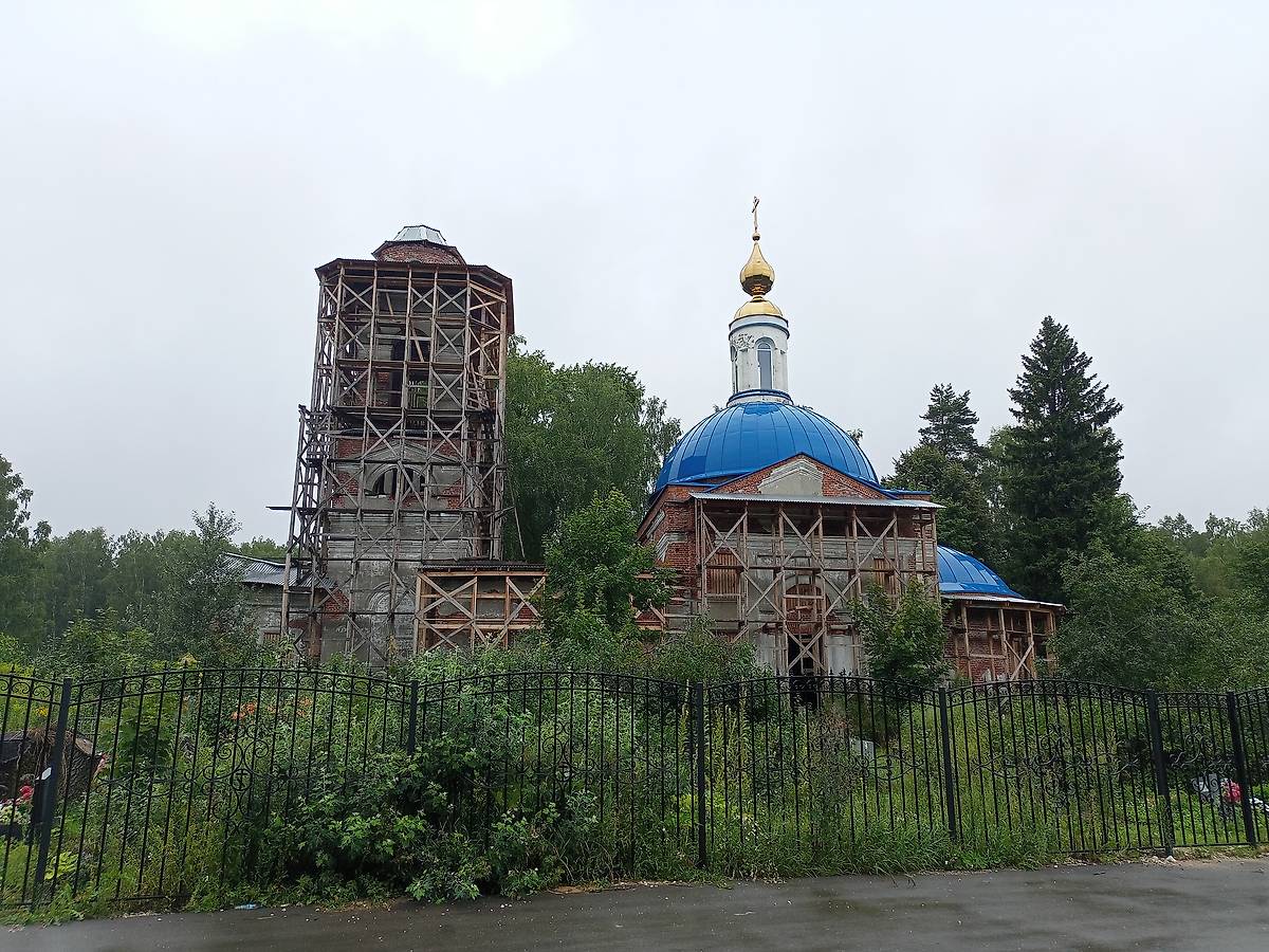 фасады. Церковь Покрова Пресвятой Богородицы, Покров, урочище (Гусь-Хрустальный район и г. Гусь-Хрустальный, Владимирская область)