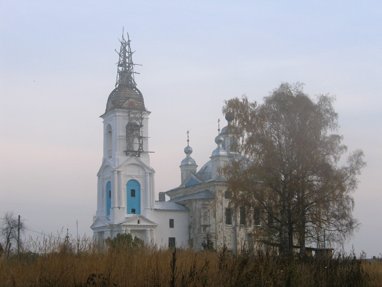 Спас-Смердино. Церковь Спаса Преображения. фасады