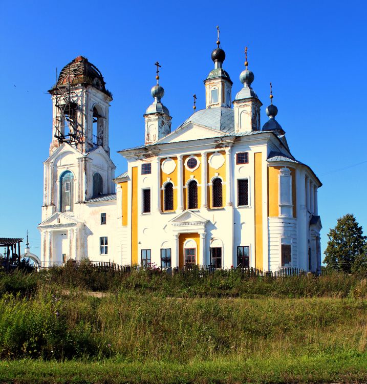 Спас-Смердино. Церковь Спаса Преображения. фасады