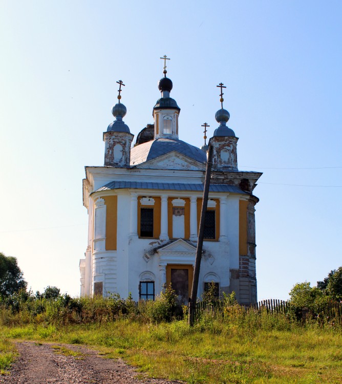 Спас-Смердино. Церковь Спаса Преображения. фасады