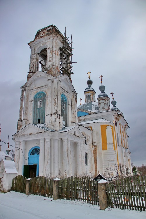 Церковь Преображения Господня, Спас-Смердино (Ростовский район, Ярославская область). фасады