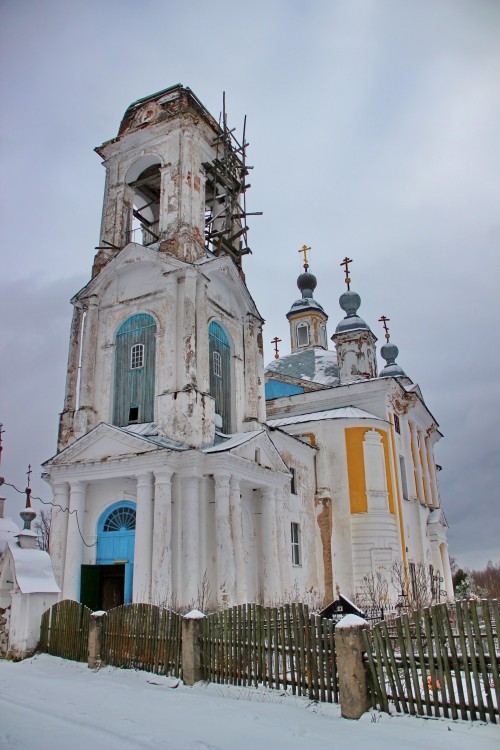 Спас-Смердино. Церковь Спаса Преображения. фасады