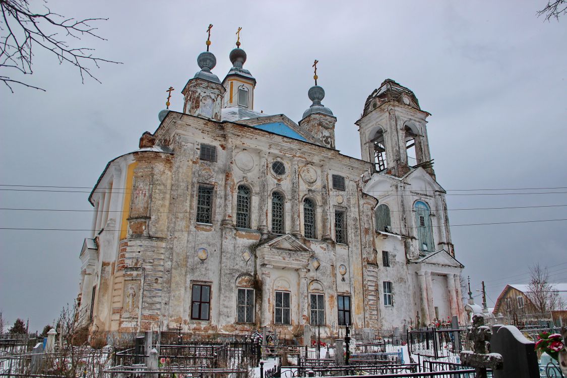 Церковь Преображения Господня, Спас-Смердино (Ростовский район, Ярославская область). фасады