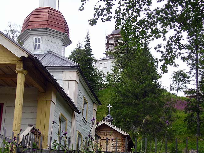 Анзерский, остров. Спасо-Преображенский Соловецкий монастырь. Голгофо-Распятский скит. фасады