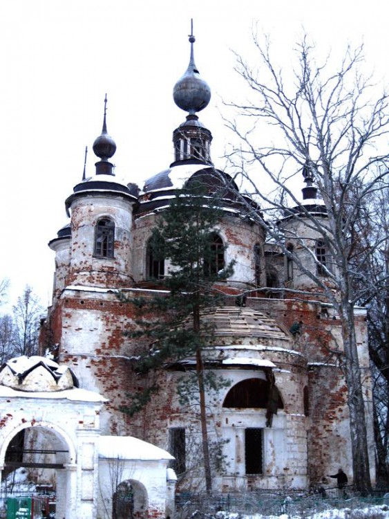 Старинский Погост. Церковь Воскресения Христова. фасады, восточный фасад