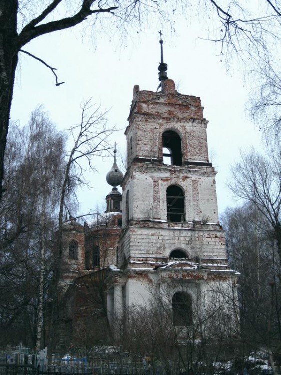 Церковь Воскресения Христова, Старинский Погост (Судогодский район, Владимирская область). фасады, западный фасад