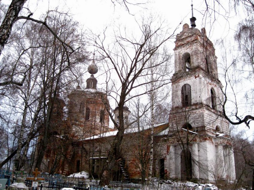 Церковь Воскресения Христова, Старинский Погост (Судогодский район, Владимирская область). фасады, северо-западный фасад
