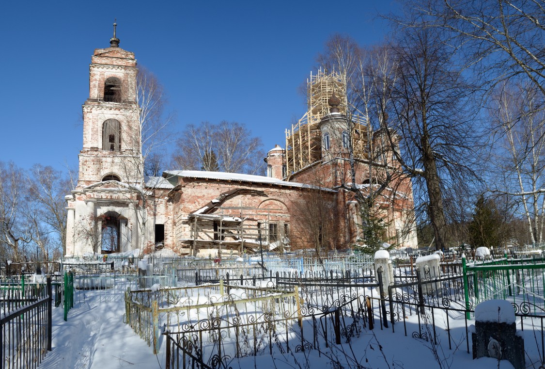 Церковь Воскресения Христова, Старинский Погост (Судогодский район, Владимирская область). фасады, Южный фасад
