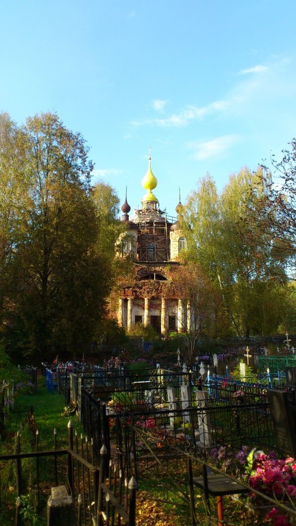 Старинский Погост. Церковь Воскресения Христова. фасады