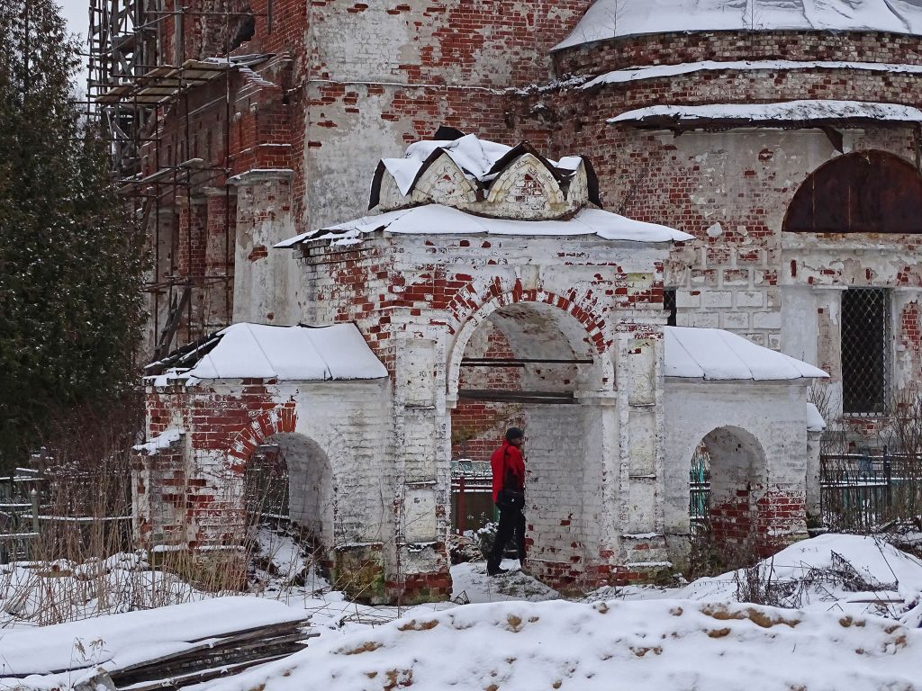 Старинский Погост. Церковь Воскресения Христова. архитектурные детали