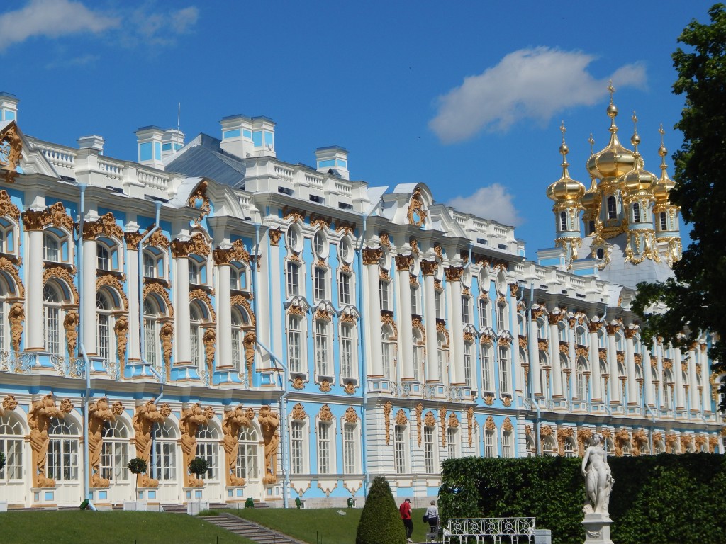 Пушкин (Царское Село). Церковь Воскресения Христова в Царскосельском Екатерининском дворце. фасады