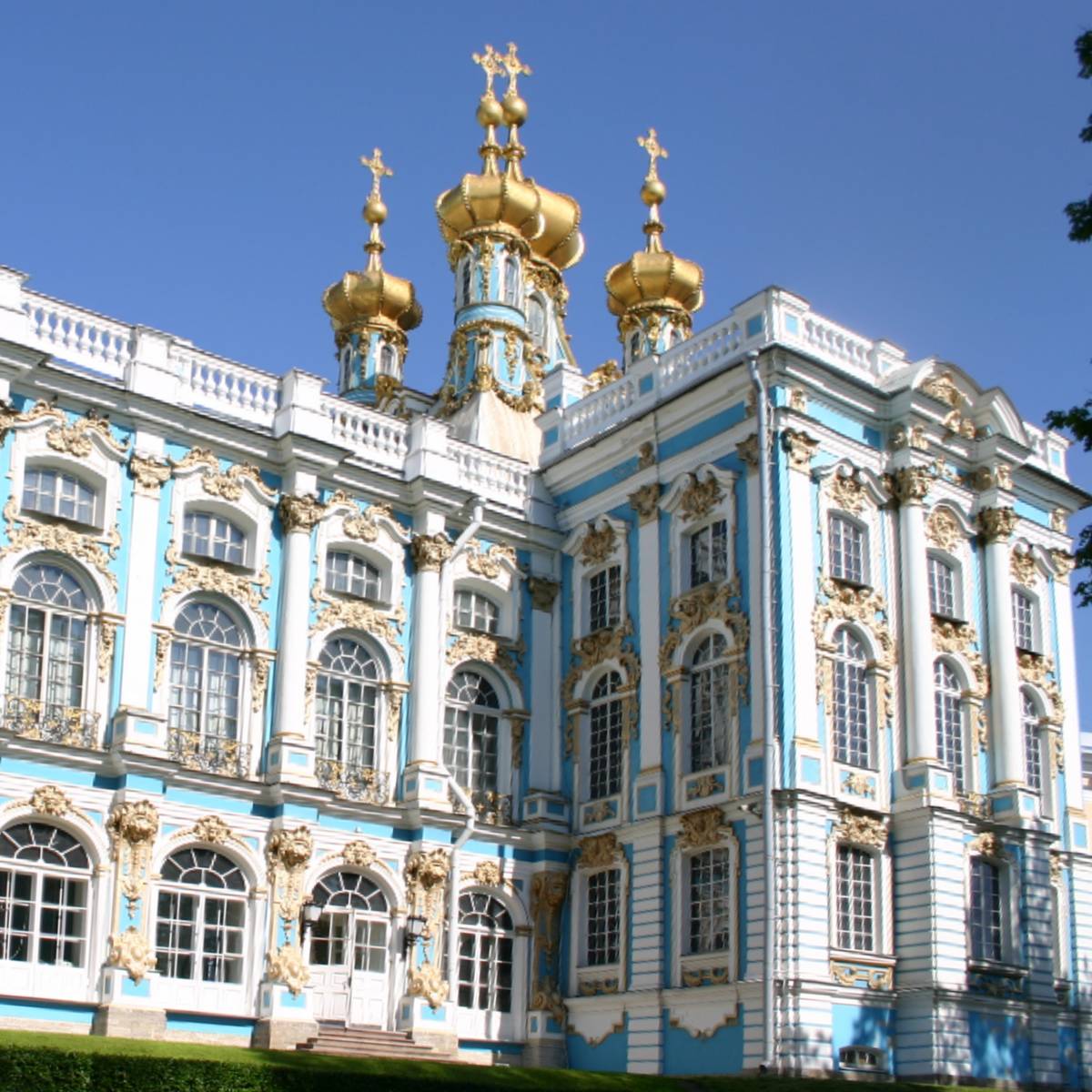 Церковь Воскресения Христова в Царскосельском Екатерининском дворце, Пушкин (Царское Село) (Санкт-Петербург, Пушкинский район, г. Санкт-Петербург). фасады