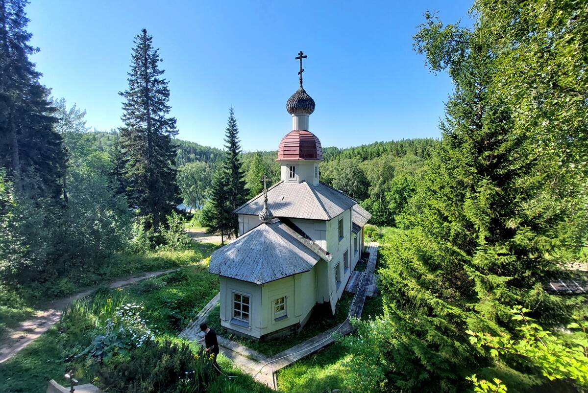 Спасо-Преображенский Соловецкий монастырь. Голгофо-Распятский скит. Церковь Воскресения Христова, Анзерский, остров (Соловецкий район, Архангельская область). фасады