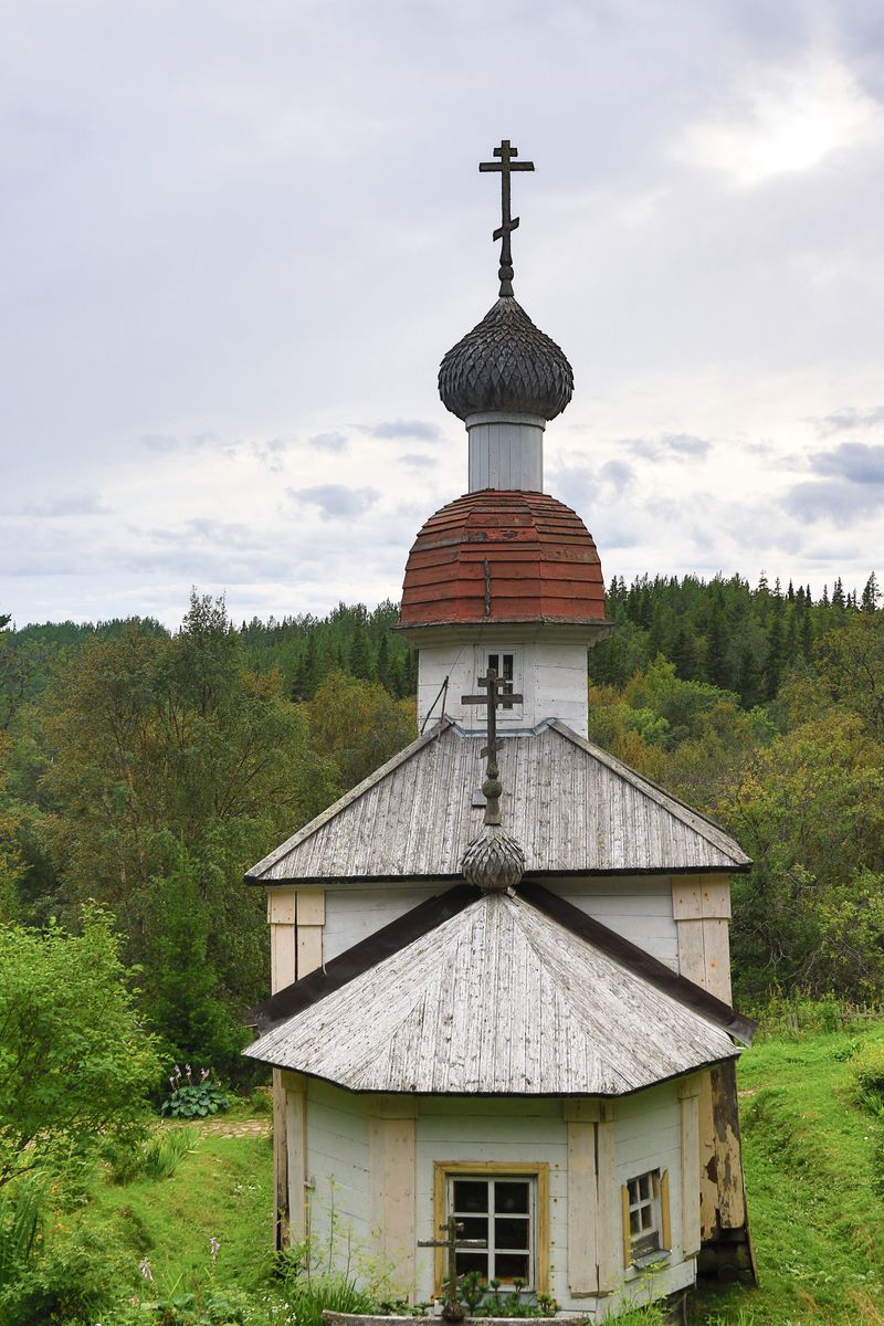 фасады. Спасо-Преображенский Соловецкий монастырь. Голгофо-Распятский скит. Церковь Воскресения Христова, Анзерский, остров (Соловецкий район, Архангельская область)