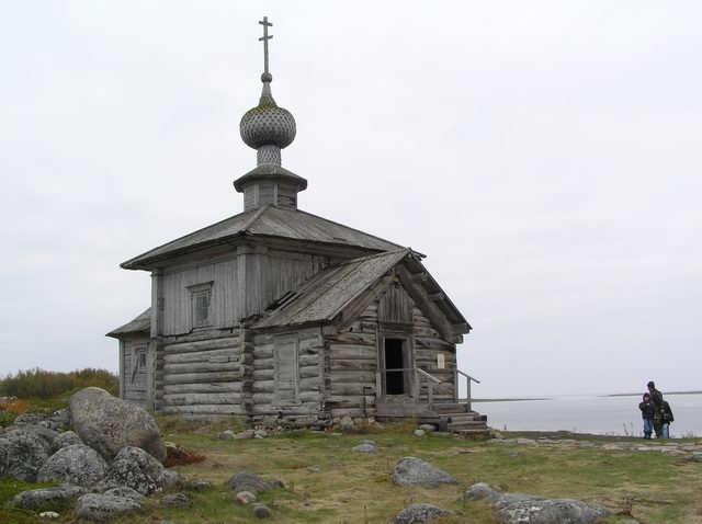 Большой Заяцкий, остров. Спасо-Преображенский Соловецкий монастырь. Андреевская пустынь. Церковь Андрея Первозванного. фасады