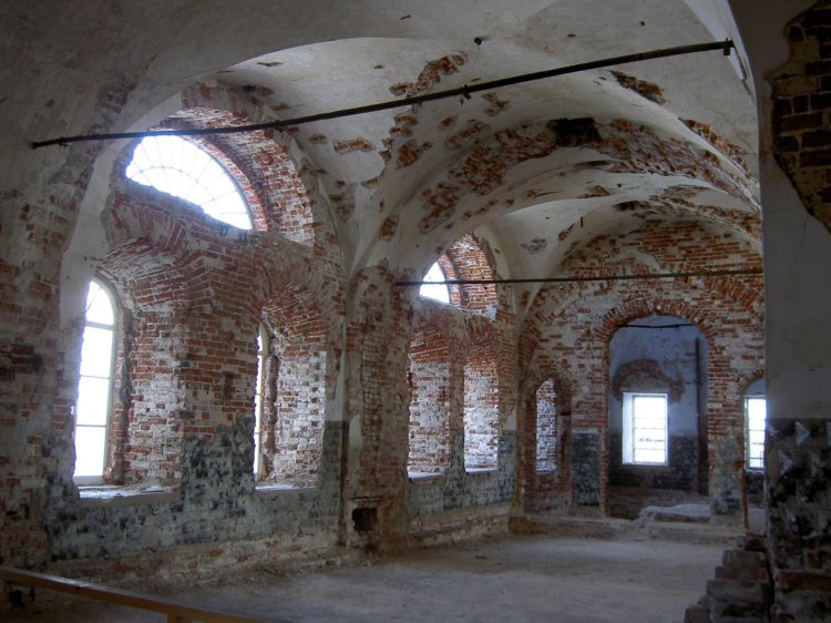 Спасо-Преображенский Соловецкий монастырь. Троицкий скит. Церковь Троицы Живоначальной, Анзерский, остров (Соловецкий район, Архангельская область). интерьер и убранство