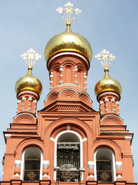 Ново-Алексеевский женский монастырь. Церковь Всех Святых, Красносельский (Центральный административный округ (ЦАО), г. Москва). архитектурные детали, Завершение колокольни