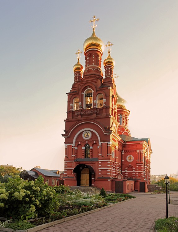 Красносельский. Ново-Алексеевский женский монастырь. Церковь Всех Святых. фасады