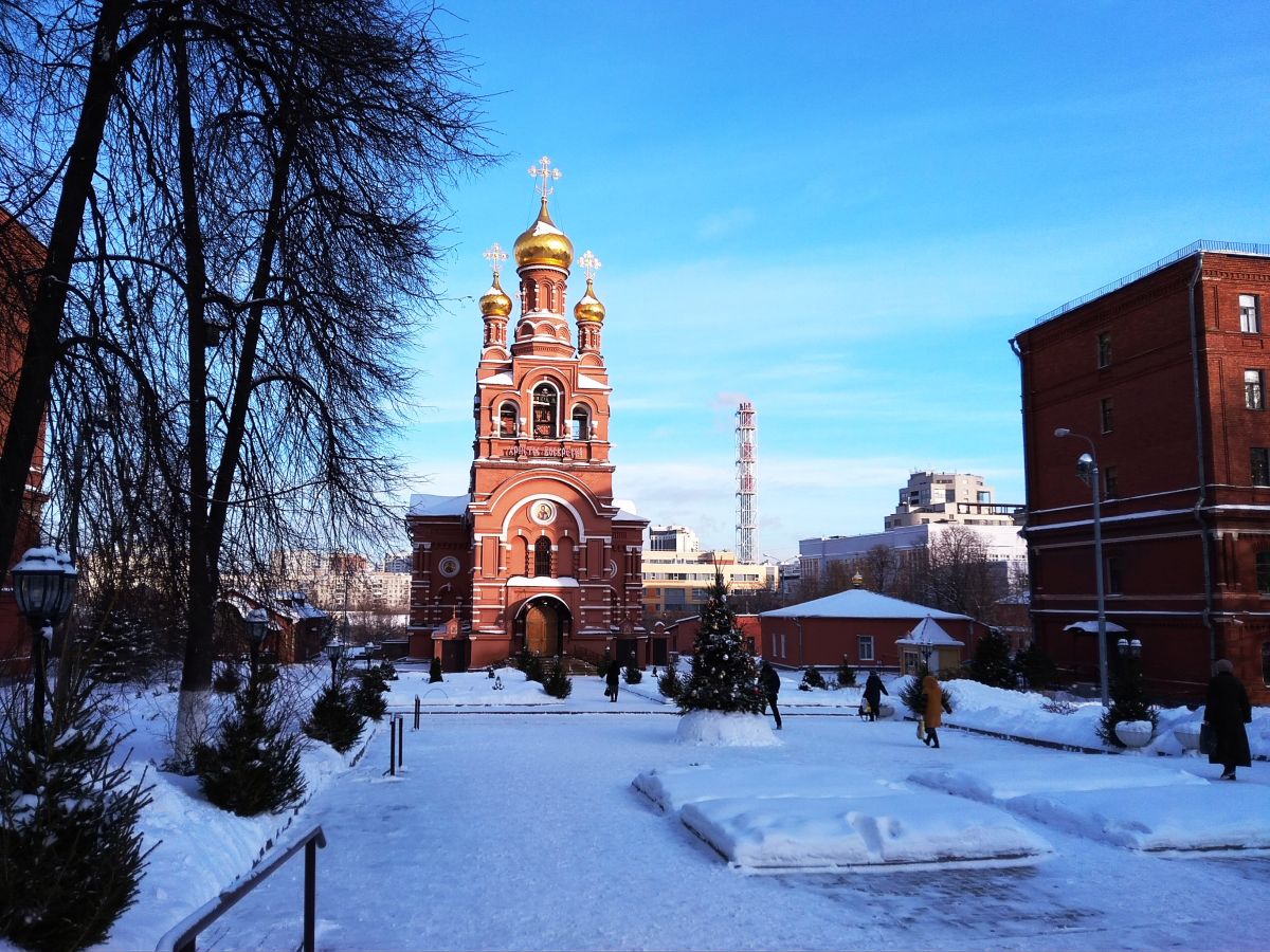 Красносельский. Ново-Алексеевский женский монастырь. Церковь Всех Святых. фасады