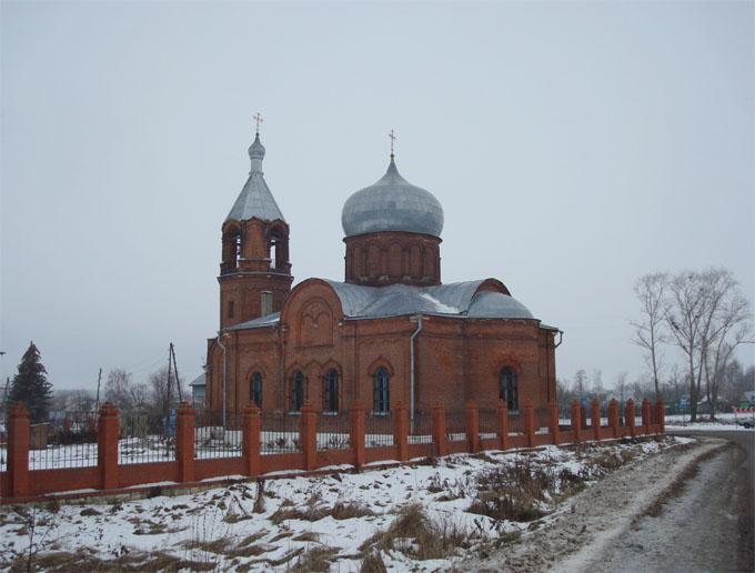 Церковь Успения Пресвятой Богородицы, Мячково (Коломенский городской округ, Московская область). общий вид в ландшафте