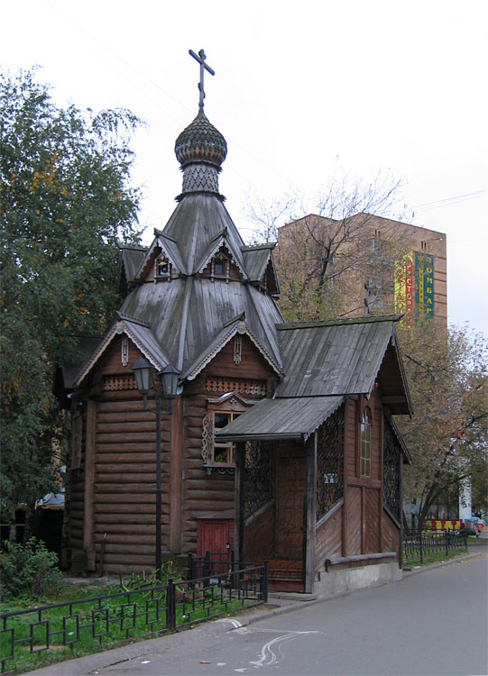 Часовня Николая Чудотворца в Раеве, Бабушкинский (Северо-Восточный административный округ (СВАО), г. Москва). фасады