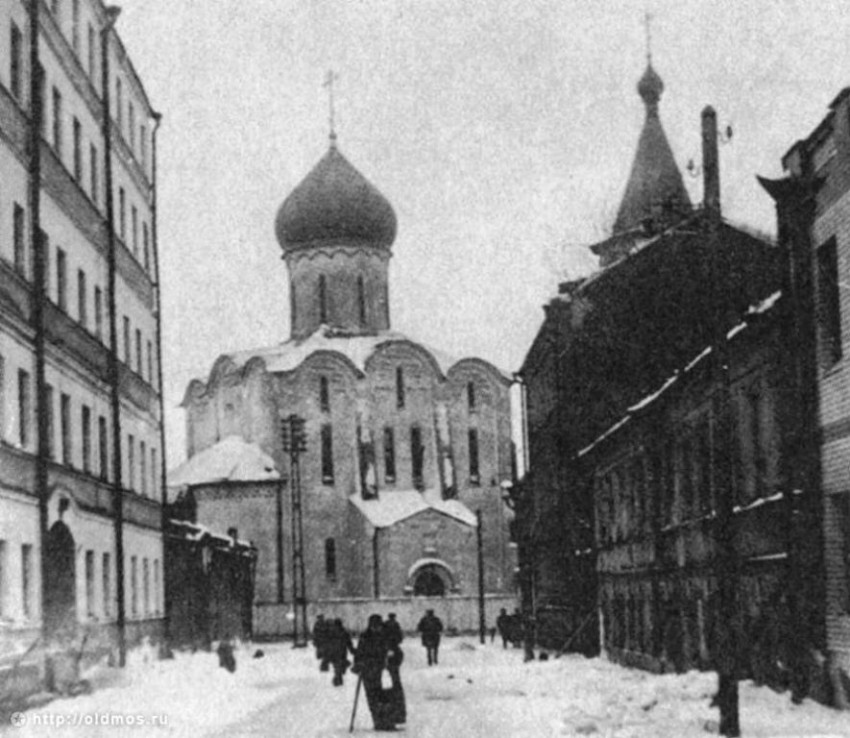Церковь Николая Чудотворца у Тверской заставы, Тверской (Центральный административный округ (ЦАО), г. Москва). архивная фотография, фото с сайта pastvu.com