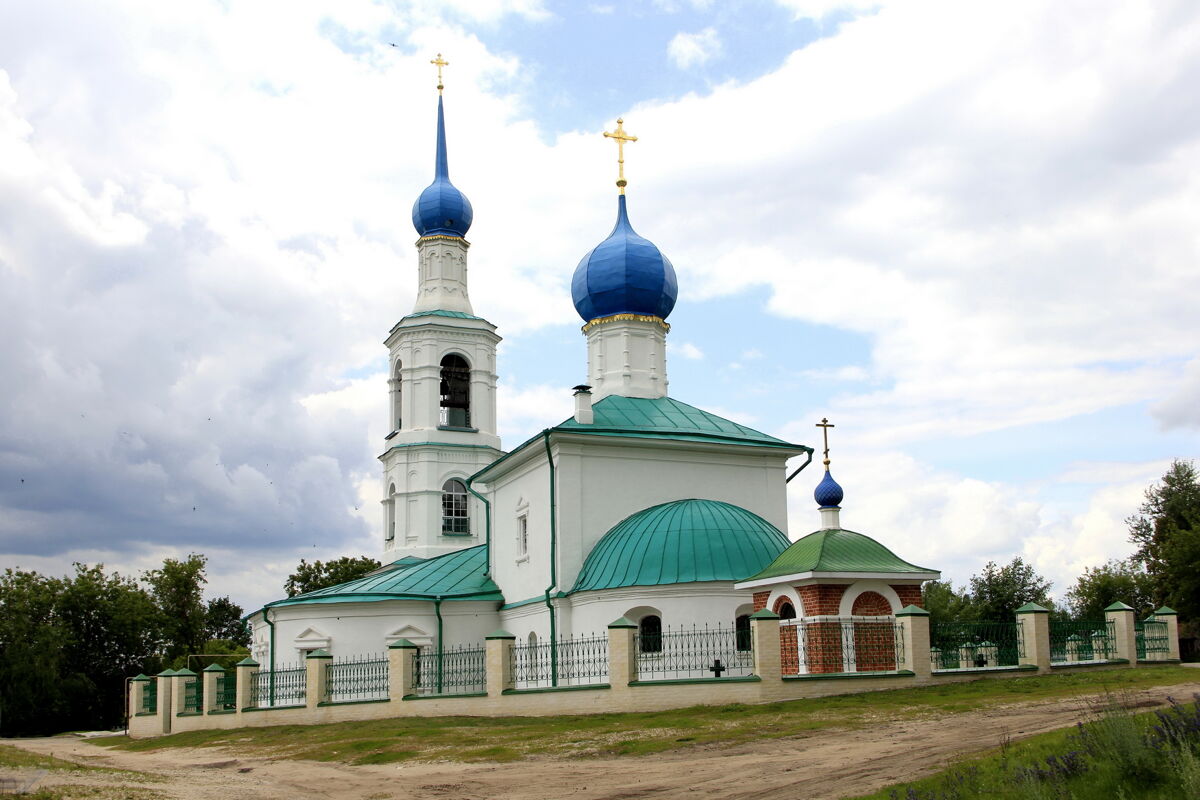 Церковь Николая Чудотворца, Касимов (Касимовский район и г. Касимов, Рязанская область). фасады, Вид с юго-востока.